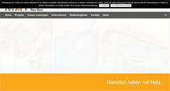 Desktop Screenshot of holzbau-mayle.de